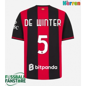 AC Milan Koni De Winter #5 Replik Heimtrikot 2026-27 Kurzarm